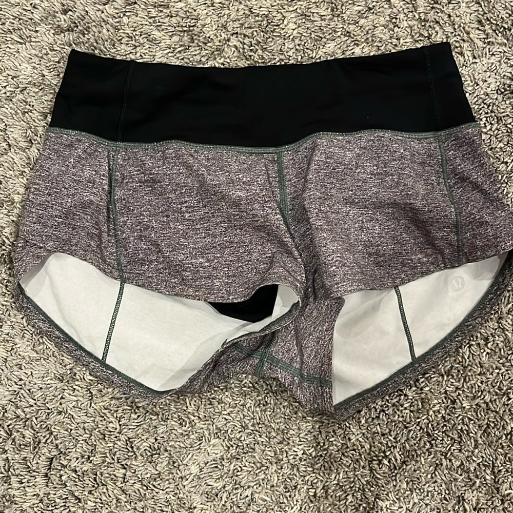 Size 0 lululemon shorts grey 2.5”